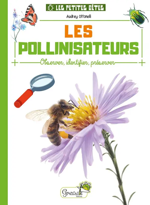 Livre "Les pollinisateurs" collection Les petites bêtes aux Éditions Grenouille