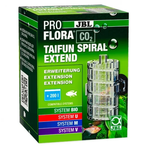 Extension réacteur à CO2, spirale extensible, JBL ProFlora CO2 Taifun
