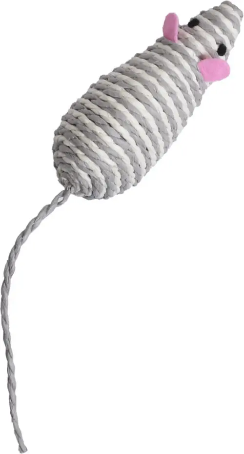 Jouet pour chat rat coloris gris Bobby