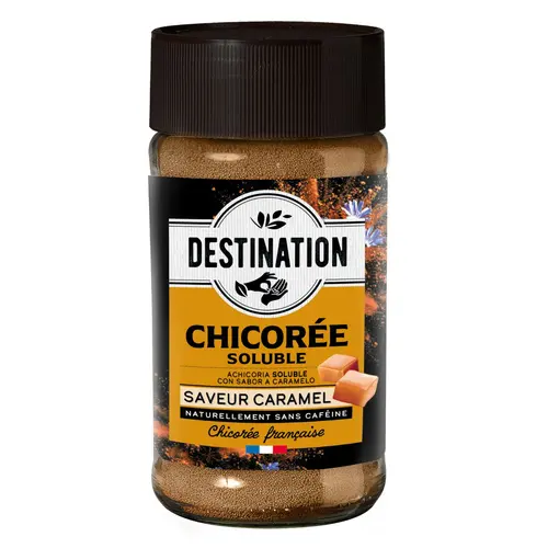 Chicorée bio soluble saveur caramel Destination - 100 g