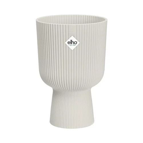 Pot coupe blanc soie Elho vibes fold - Ø 14 cm