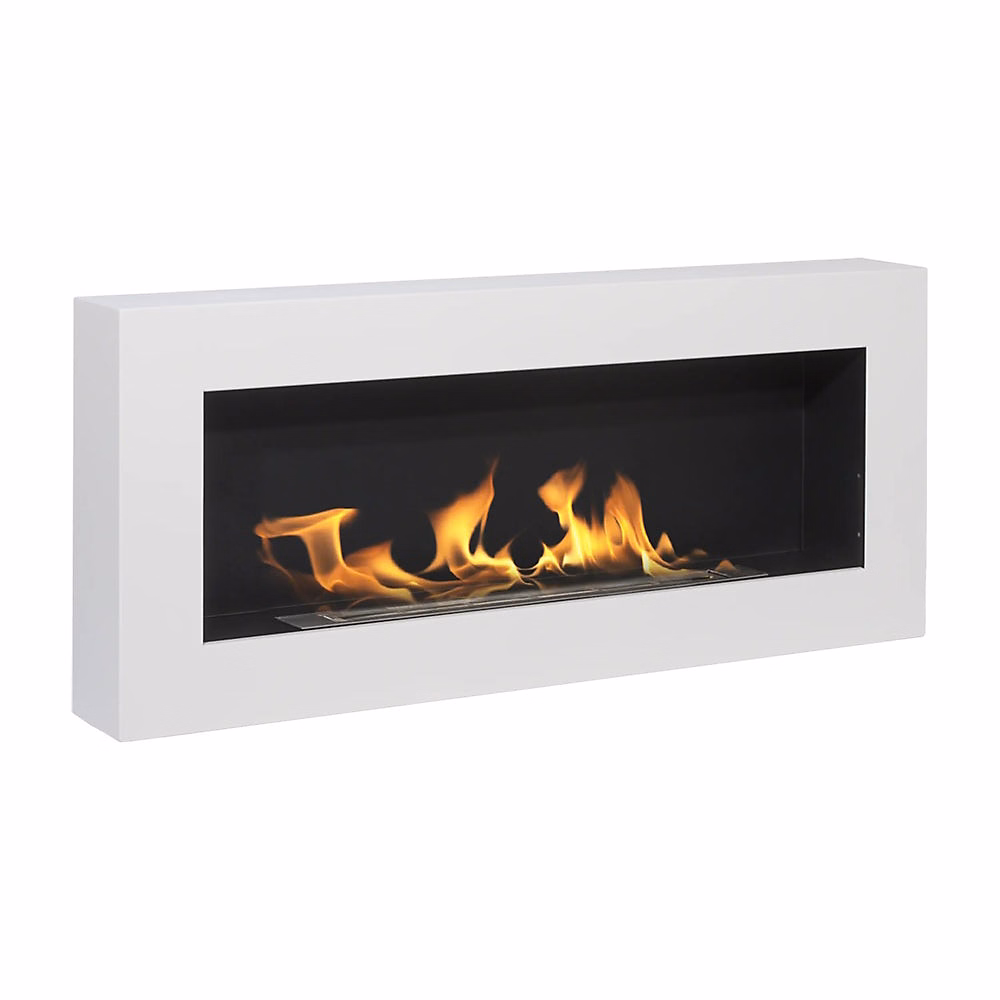 Cheminée Bioéthanol Murale Biocheminée Siena Blanc L 90Xp 12Xh40 – Réf. KSFTXHXDL2955713156