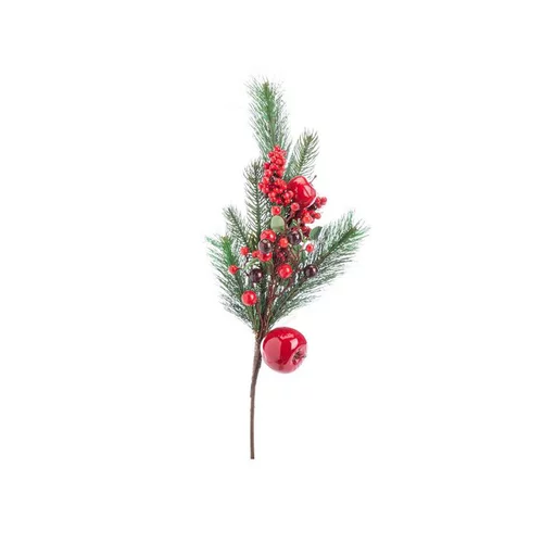 Branche artificielle pommes- baies 60 cm