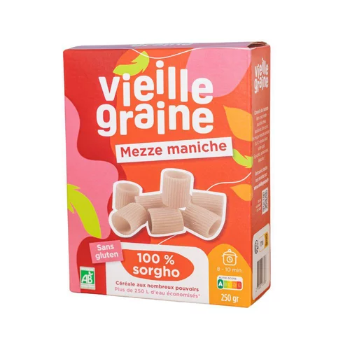 Mezze Maniche sorgho Bio Vieille Graine - 250 g