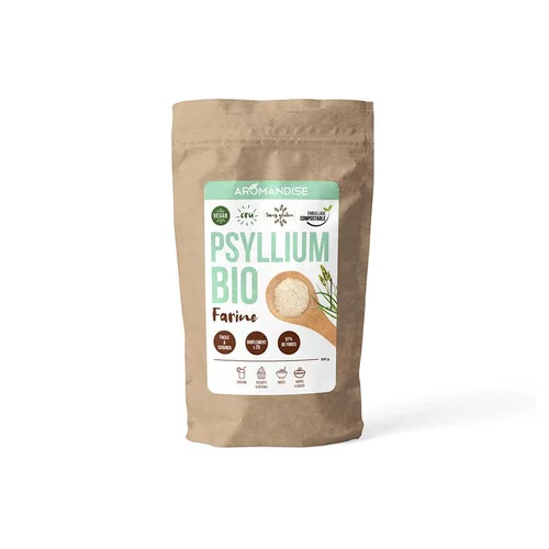 Farine de psyllium bio Aromandise - 300 g