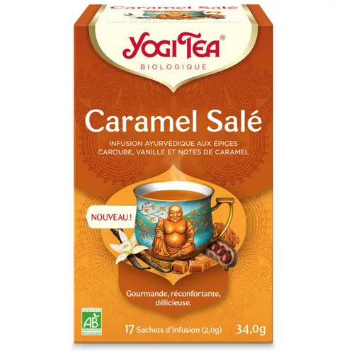 Infusion caramel salé Yogi Tea - 17 sachets
