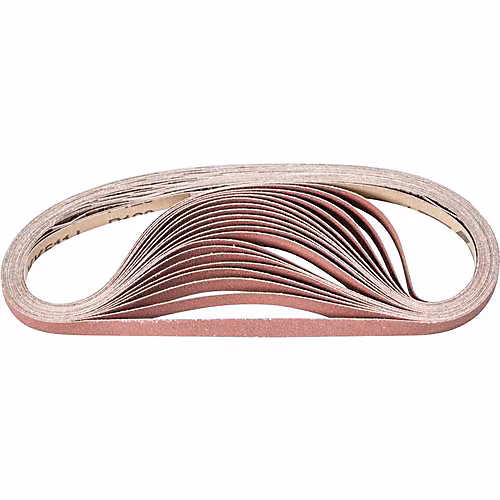 Bande de ponçage 12 × 610 mm corindon A 120 – ponçage grossier à fin