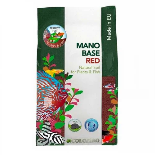 Substrat sol naturel, rouge, COLOMBO Flora ManoBase - 10L