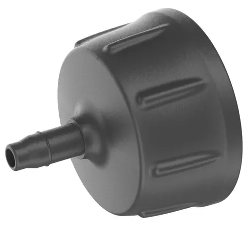 Raccord nez de robinet 3/16 Micro-Drip Quick & Easy coloris noir Gardena - 4,6 mm