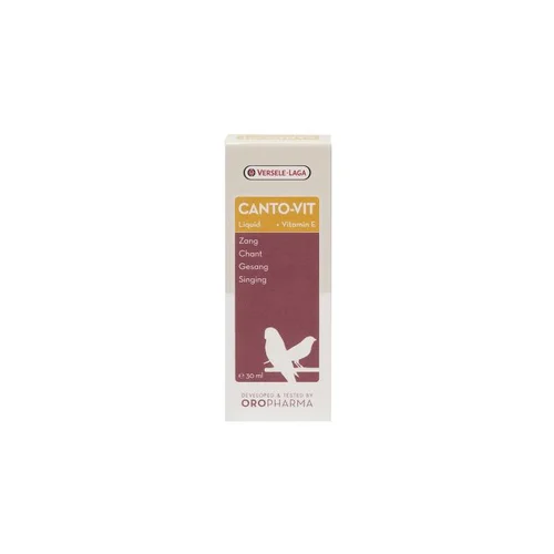Vitamines stimulantes liquides pour le chant des oiseaux exotiques Versele Laga Canto-Vit - 30 ml