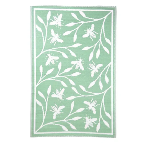 Tapis de jardin imprimé abeille - 182,6 x 121,3 cm