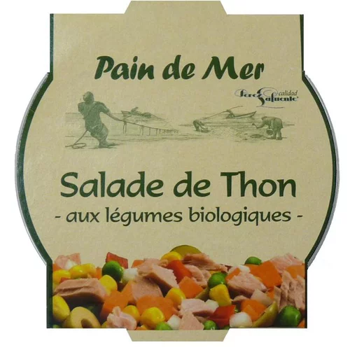 Salade de thon aux légumes biologiques Pain de mer - 250 g