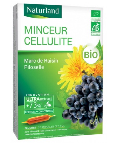 Naturland - Extrait Fluide Bio - Marc de raisin Piloselle