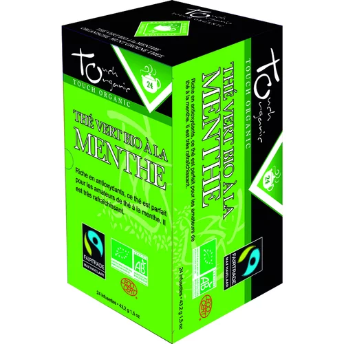 Thé vert à la menthe bio – 24 infusettes