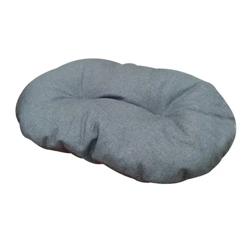 Coussin pour chien ovale hydrofuge coloris bleu Croci - 69 x 45 cm