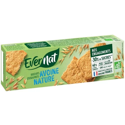 Croquant avoine nature en paquet de 130 g