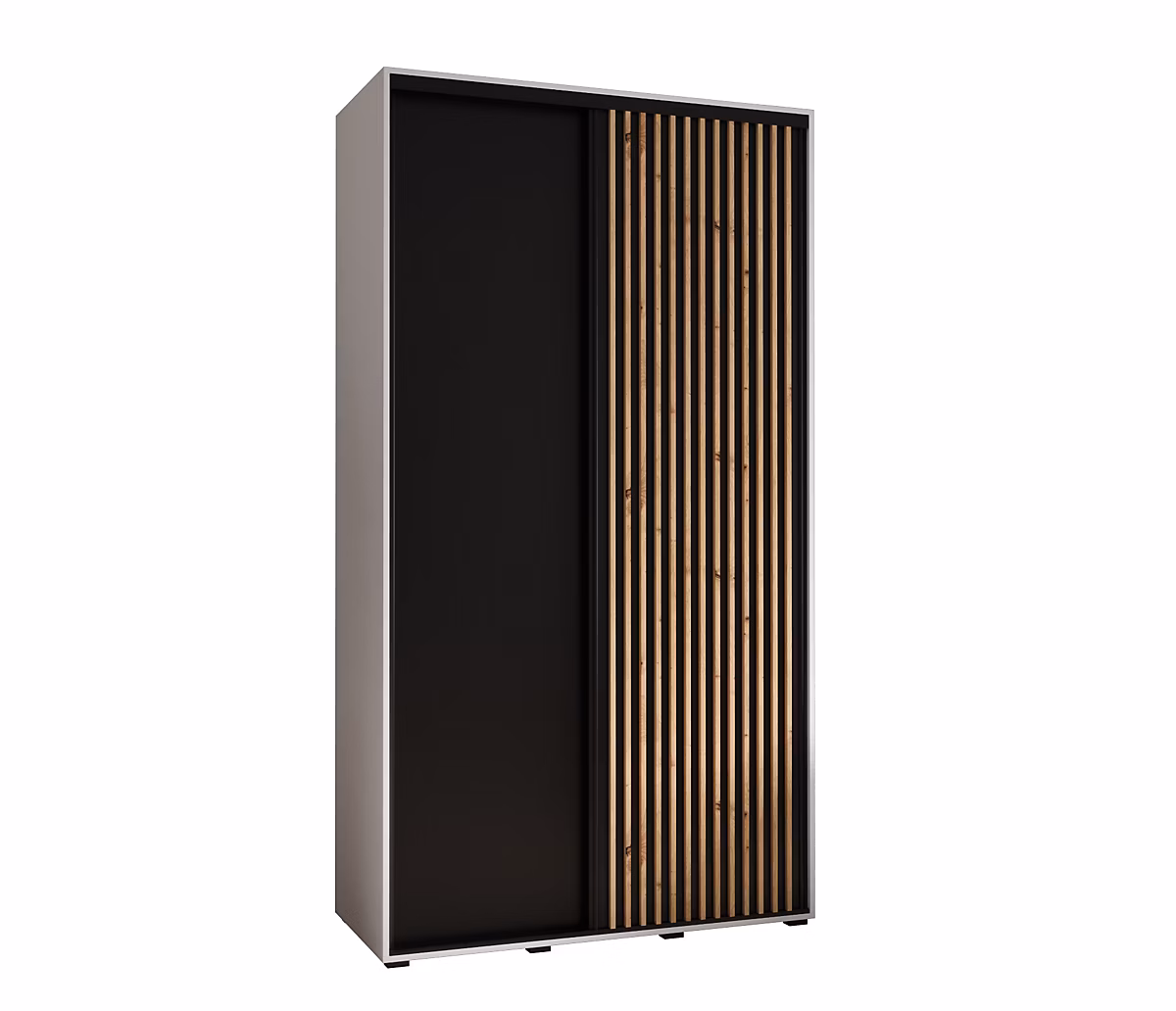 Armoire Sapporo 1 a portes coulissantes H. 205 – 2 x L. 140 x P. 60 2 portes