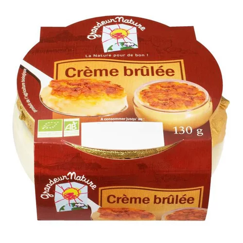 Crème brûlée - 130 g
