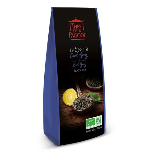 Thé noir Earl Grey bio - sachet de 100 g