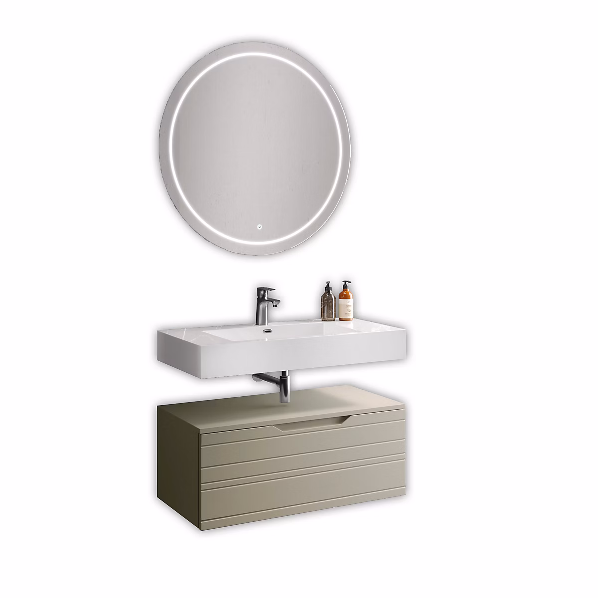 Ensemble 3 pièces SOLMIRA taupe – Réf. VRVOTMJPK5442651800