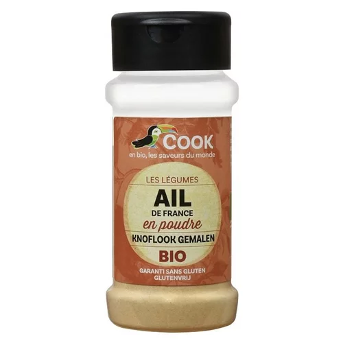 Ail en poudre bio dans un pot de 45 g
