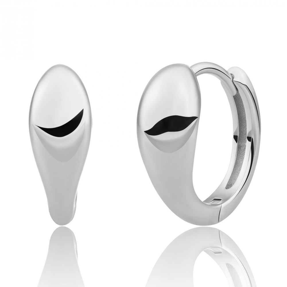 Boucles d'oreilles Sparkling Jewels Bold Fuse argent – Aménagement du jardin