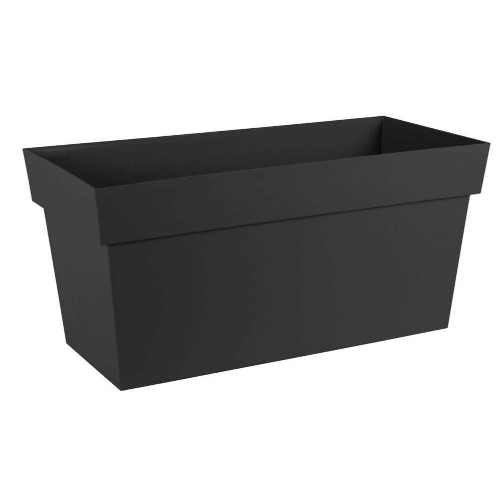 Eda Jardinière Muret Toscane 79 x 36 x 39 cm Anthracite - Eda