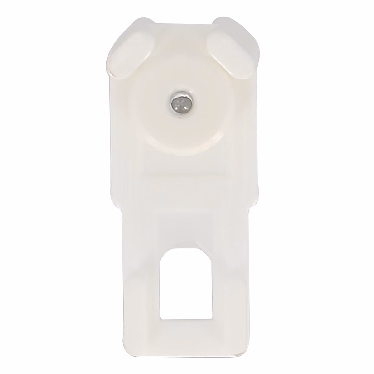 12 attaches pour rail rideau 24 × 16 mm blanc Mobois