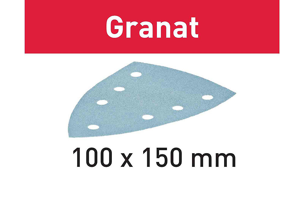Abrasif GRANAT STF DELTA/7 P80 GR/50 100 × 150mm – FESTOOL, 497137