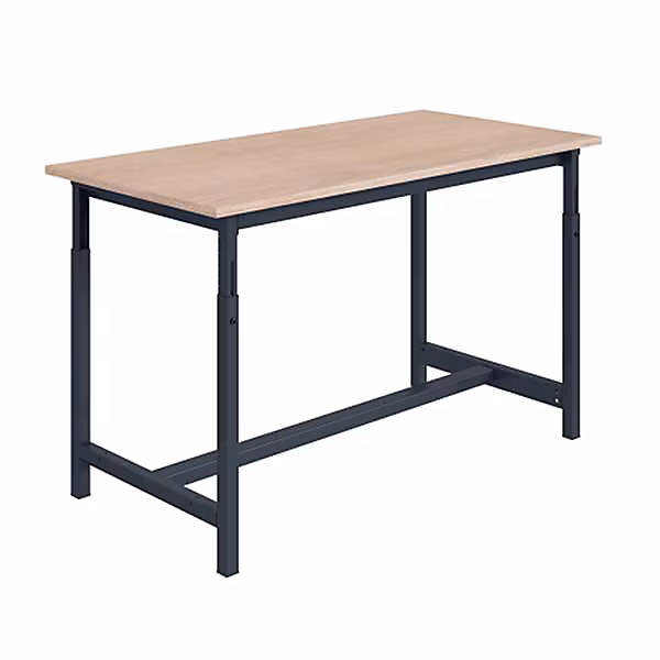 Établi pour atelier réglable en hauteur | 1800x750x764/1044mm – Anthracite RAL5016 – W010020258 – GA
