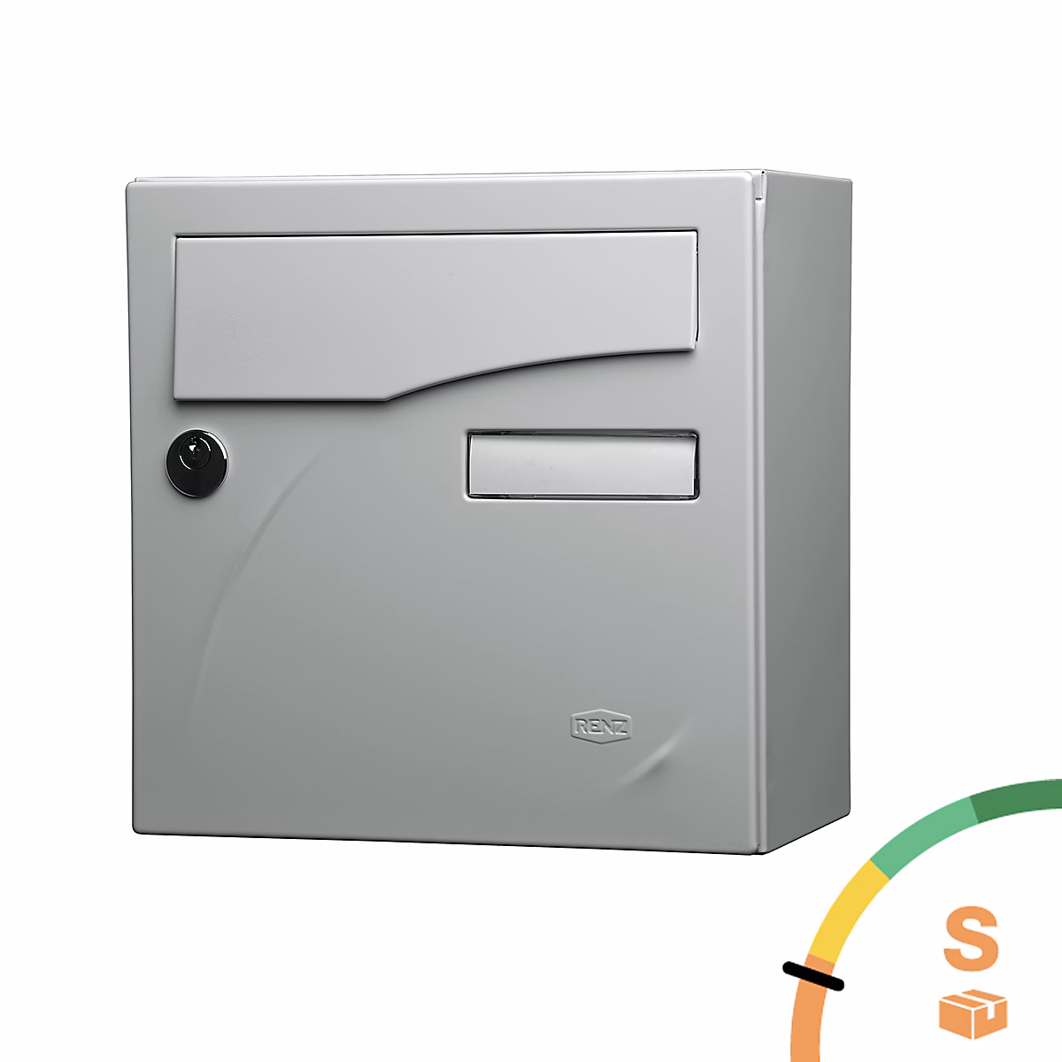 Boîte aux lettres, boîte à colis et accessoires – Boite aux lettres Préface compact Gris polaire mat RAL 9006 M
