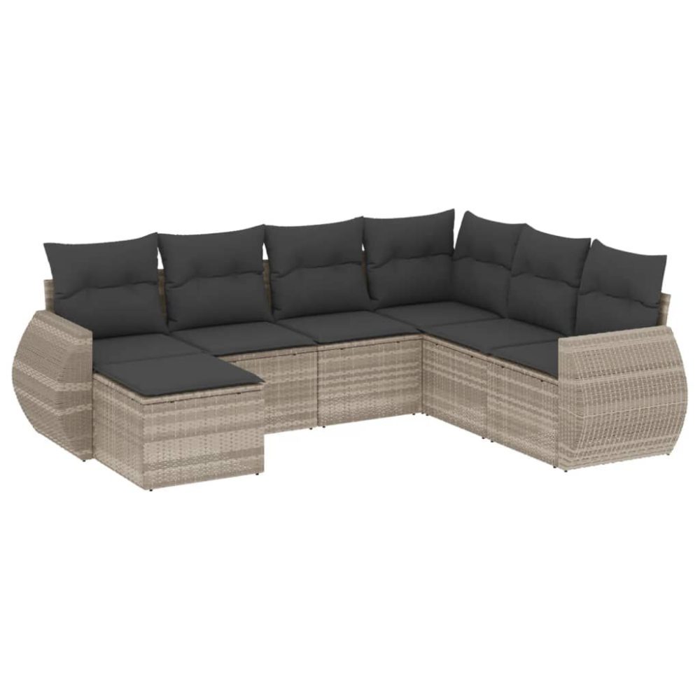 VidaXL 3221701 banc de jardin Rotin, Acier – 110 kg 550 mm