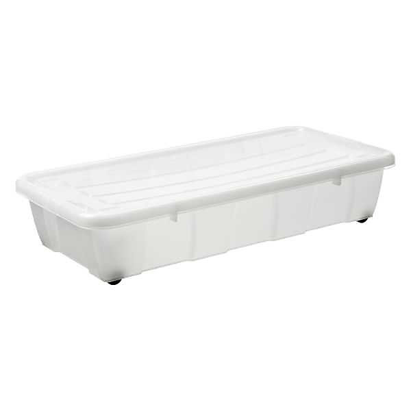 Boîte de rangement – Boite de rangement sous lit à roulettes 30 litres