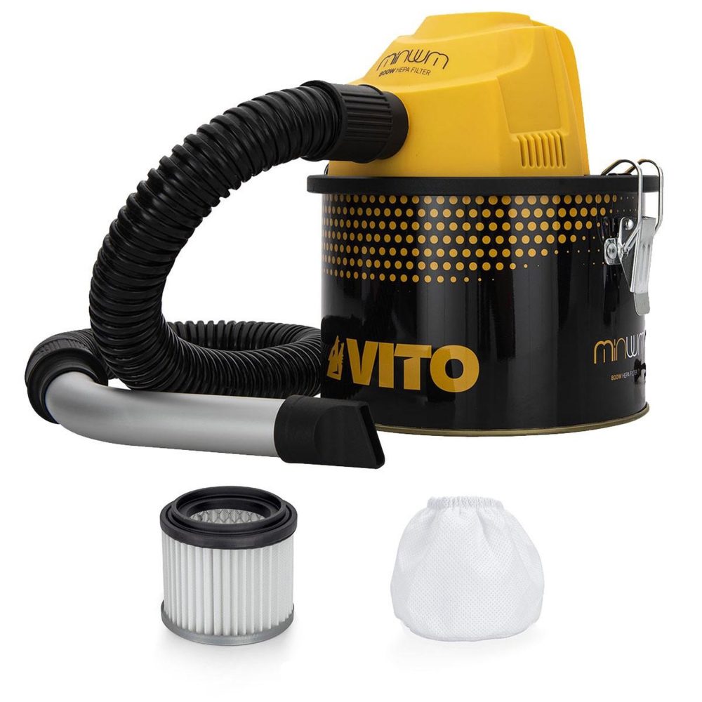 VITO Aspirateur de cendres 800w cuve 4 litres + 2 filtres hepa vito – Équipement de loisirs
