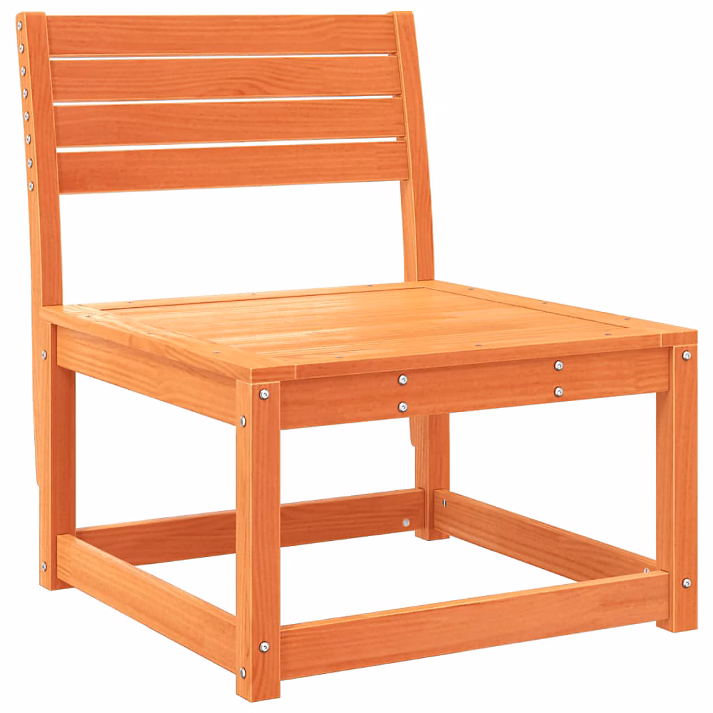 Canapé de jardin cire marron bois de pin massif vidaXL – Réf. MIRCGZXYS8758903151