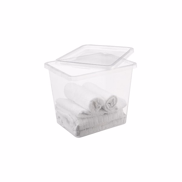 Boîte de rangement Haute transparente 31 litres Basic Box – Réf. TVGDECBSQ4657115600