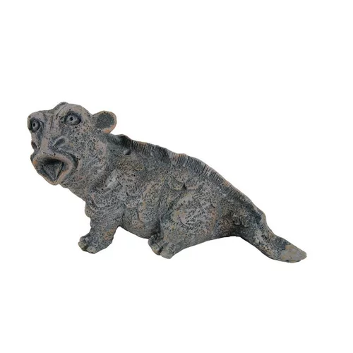 Décoration pour aquarium en polyrésine coloris gris Zolux gargouille modèle 1