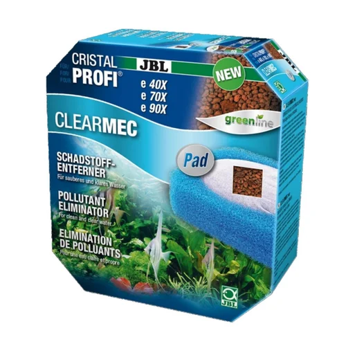 Pad de filtration ClearMec Plus pour aquarium, anti-nitrates - JBL CristalProfi - modèle e401-2/701-2/901-2
