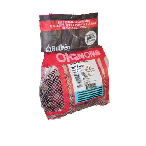 Bulbes d’oignons rouge red baron 250 g