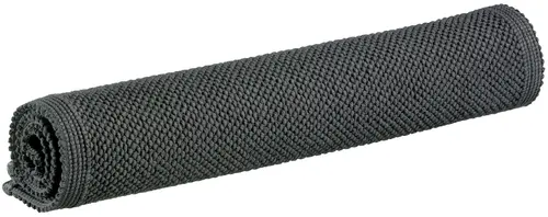 Tapis de bain uni coloris carbone Vivaraise Etia - 54 x 64 cm