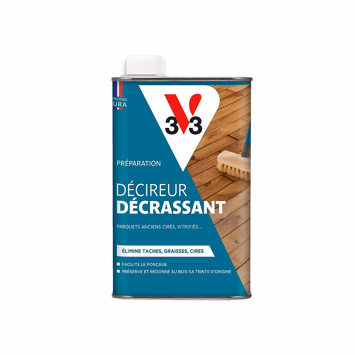 Décrassant avant vitrification V33 500ml – Réf. VCUYFEQTS3750611833