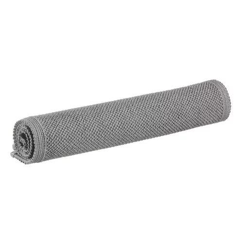 Tapis de bain uni Etia gris perle 64x54 cm