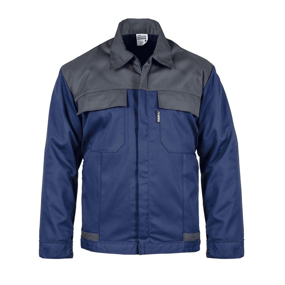Blouson de travail Bleu marine Gris Taille XL Veste Polyester / Coton 4 poches VITO – Réf. AGDUVIPEL5112576811