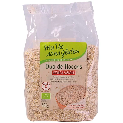 Duo bio de flocons d’Avoine & Sarrasin - 400 gr