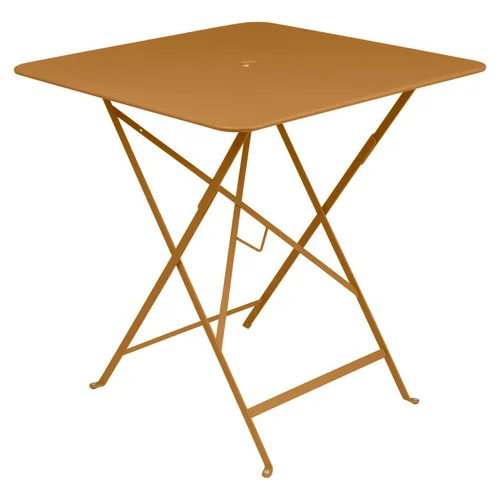 Table pliante Bistro coloris marron en acier Fermob - 71 x 71 x 74 cm