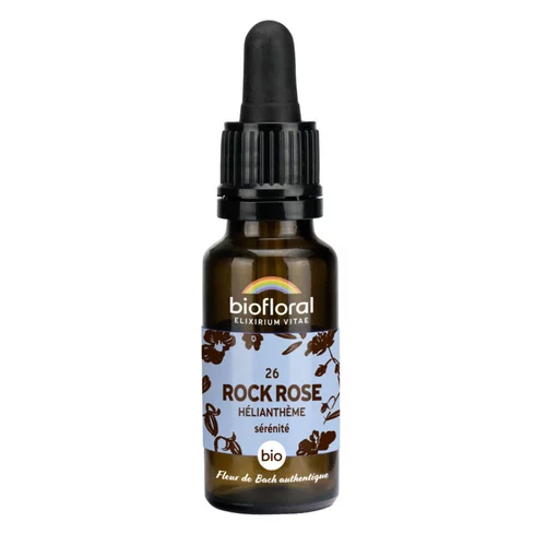 Élixir n°26 Biofloral d’hélianthème en flacon de 20 ml