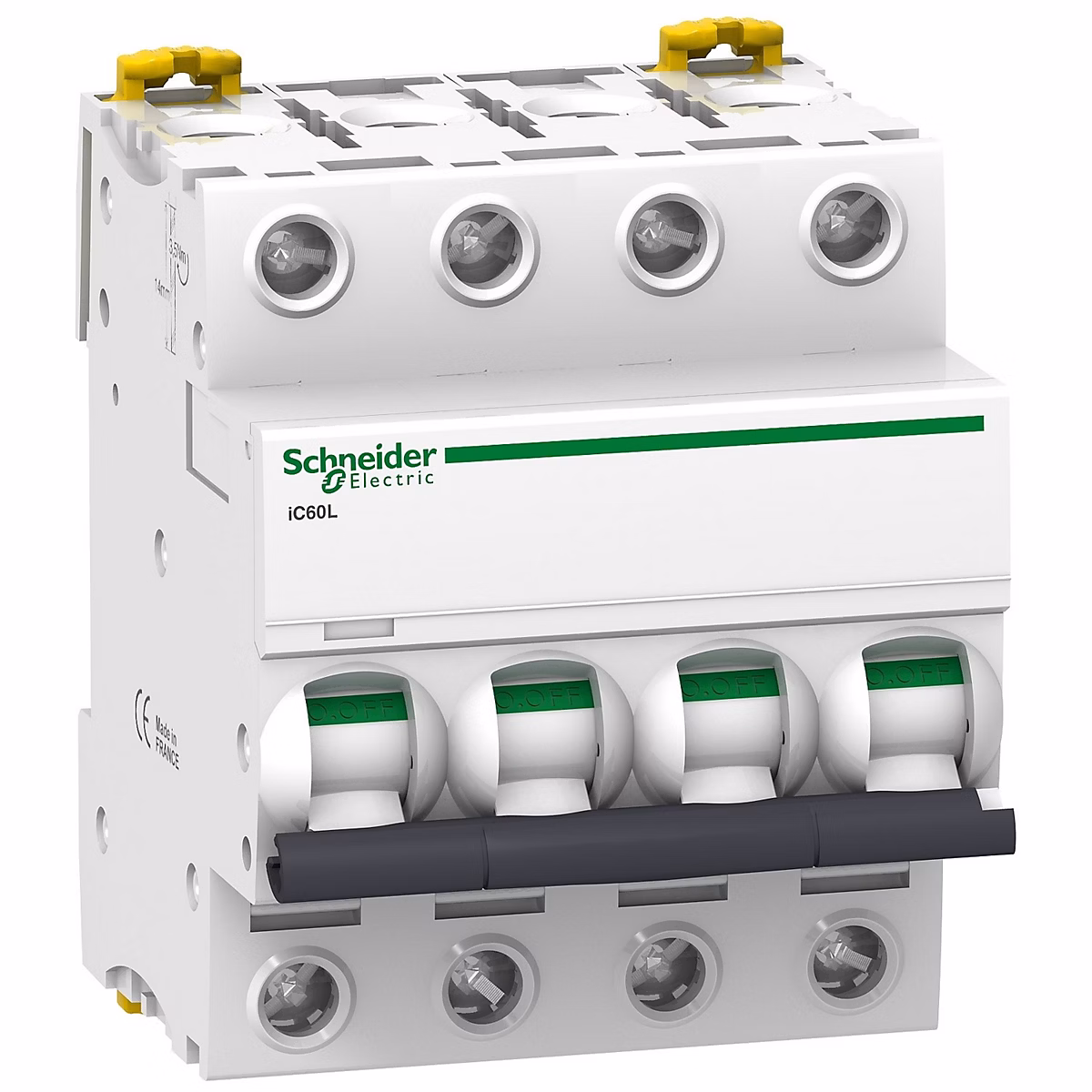 A9f94416 Schneider Ic60l Disjoncteur Tétrapolaire Schneider 16a | 4p – Courbe C – 25ka – à Vis