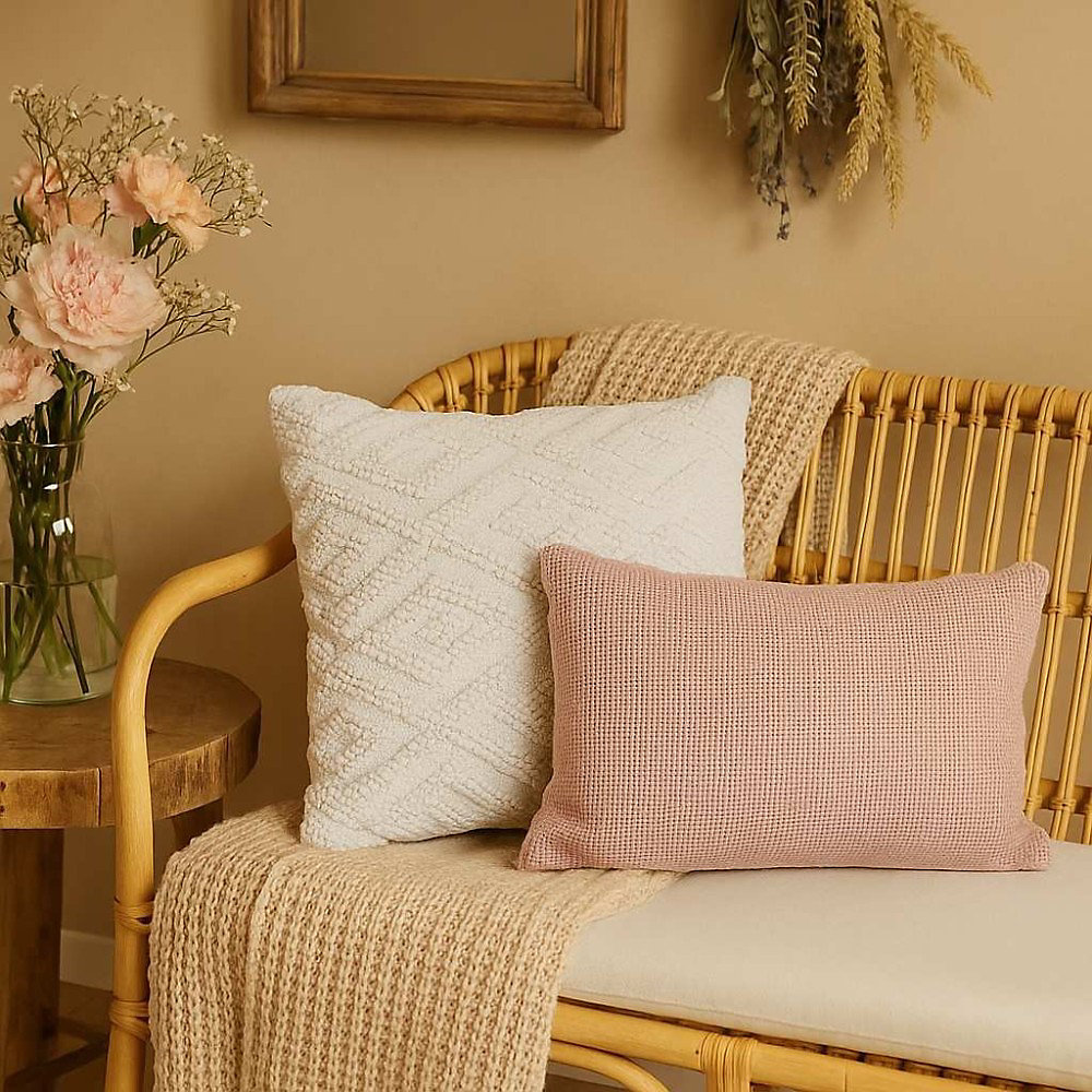 Coussin texturé 35 × 50cm – Rany, Ornami