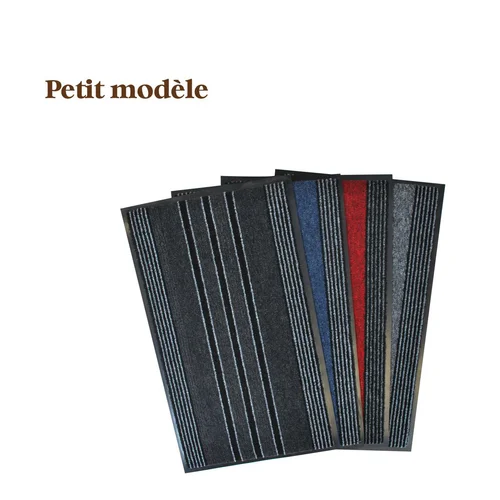 Tapis absorbant 2 en 1 coloris multicolore Liseré Vert - 40 x 68 cm