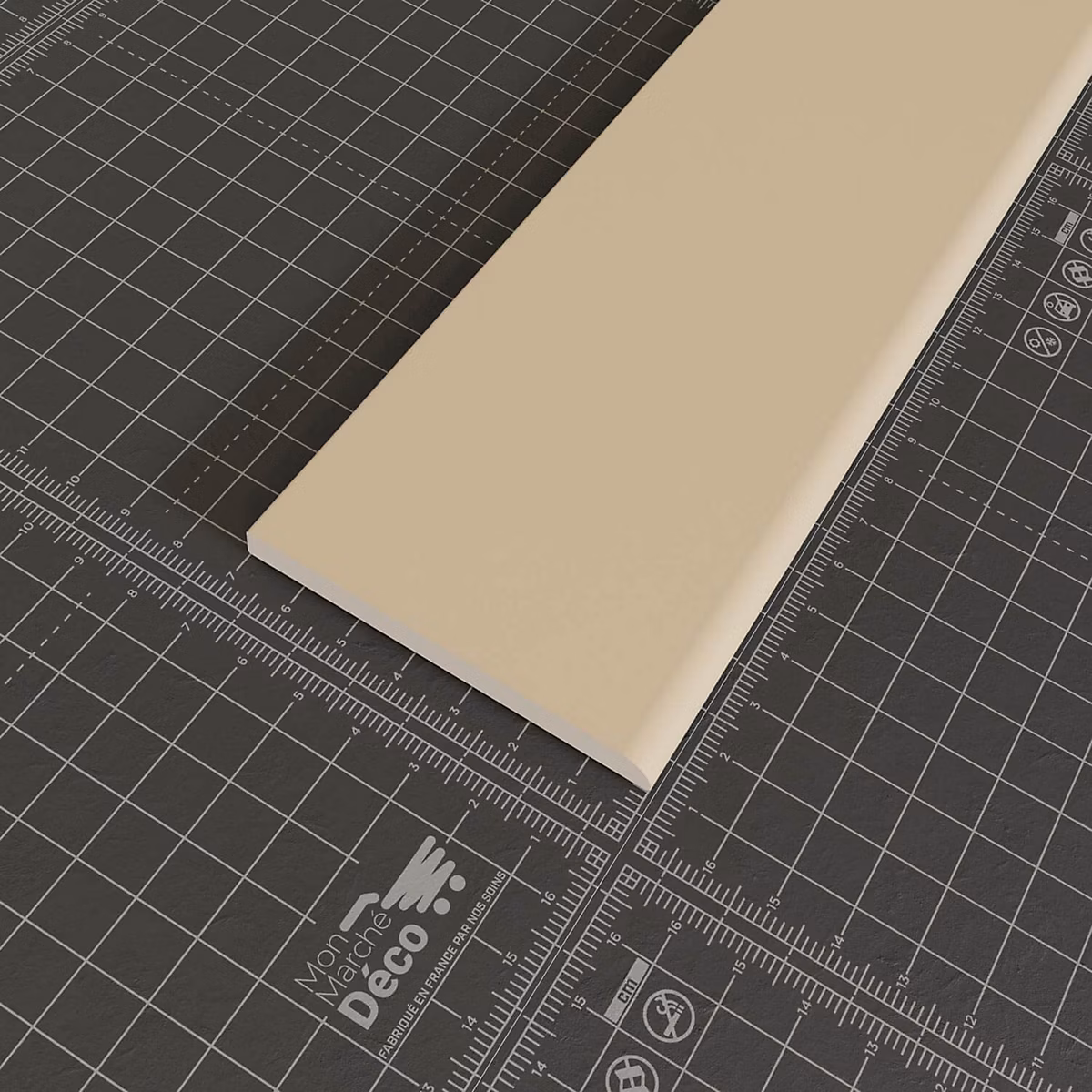 Champlat PVC Cellulaire 70 mm – Longueur 1 m, Sable